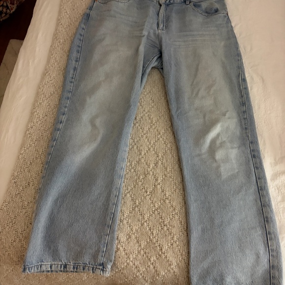 Garage Denim Slouchy Blue Jeans - Picture 1 of 4